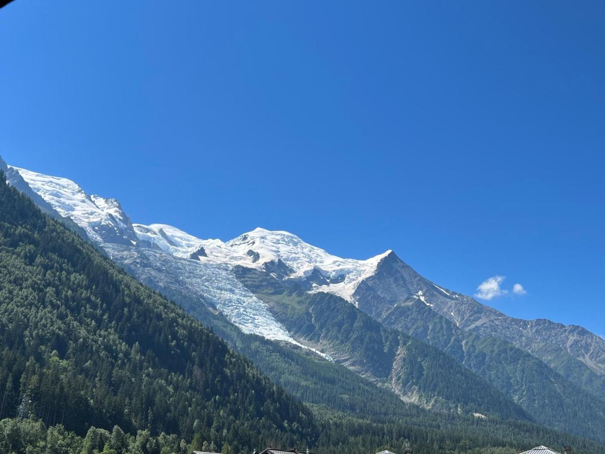 Ferienwohnung Mont Blanc 43, Vue Mont Blanc , Balcon, Parking Chamonix Exterior foto
